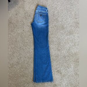 Guess Women's ‘sexy boot’ mini flare Jeans in Blue